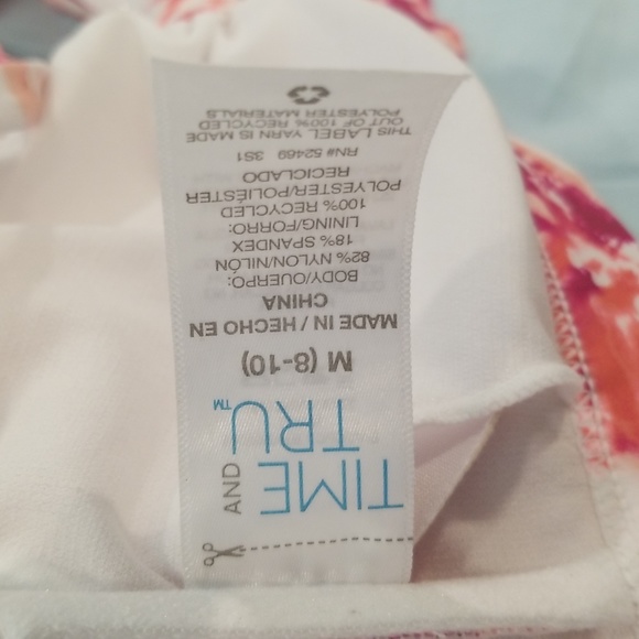 Pink and orange bikini top - Picture 5 of 5